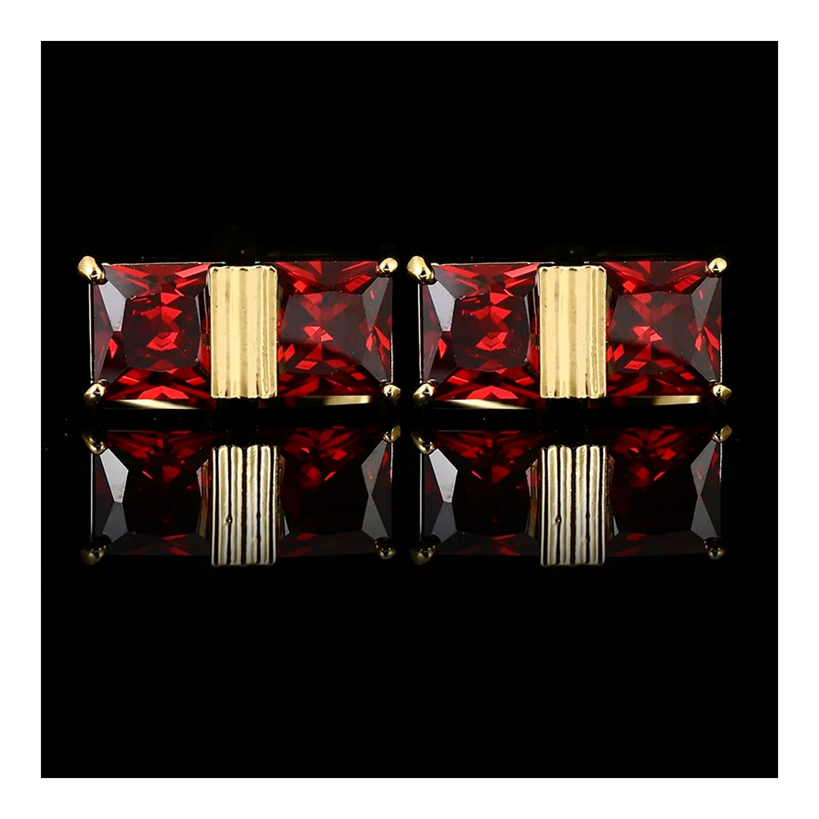 สตัดข้อมือผู้ชายดีไซน์กะทัดรัดประณีต คริสตัล Swarovski และเซอร์โคเนียระดับพรีเมียม สินค้าขายดีสำหรับเสื้อเชิ้ตแขนยาวแบบฝรั่งเศส