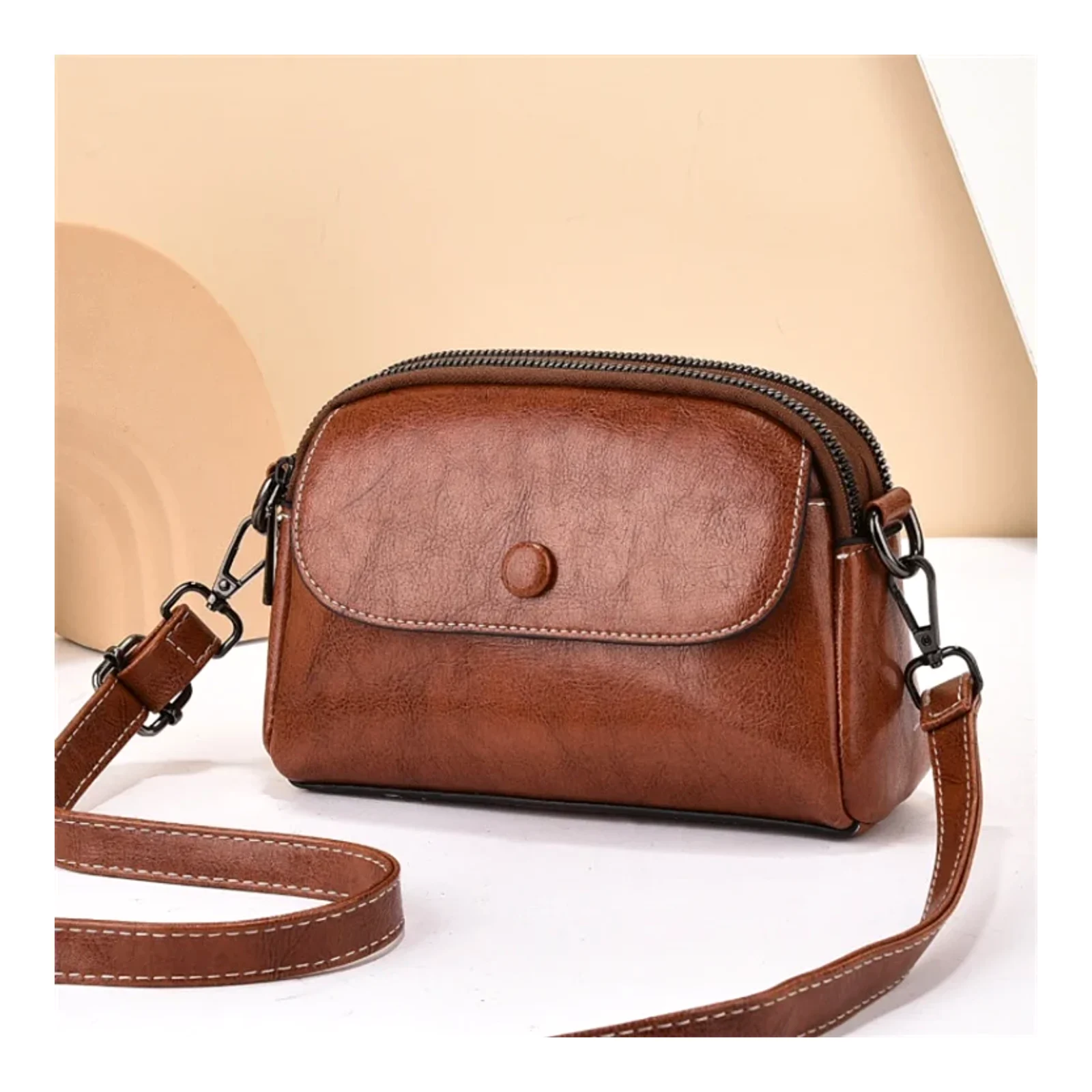 Trendy women's bag single-shoulder crossbody bag one-piece phone bag 22716