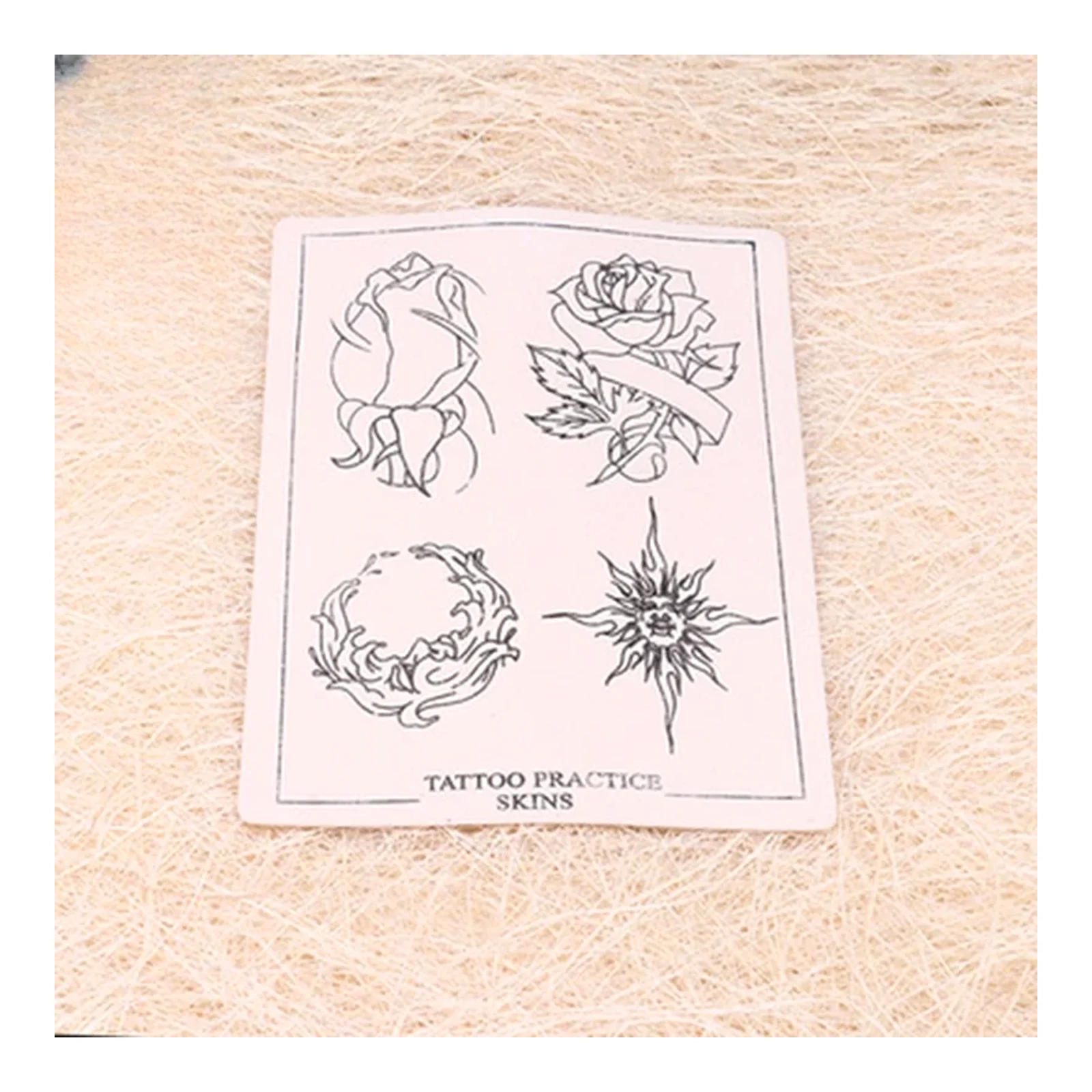 Tattoo practice skin, premium tattoo practice skin, fake tattoo skin, tattoo practice skin with patterns, tattoo supplies