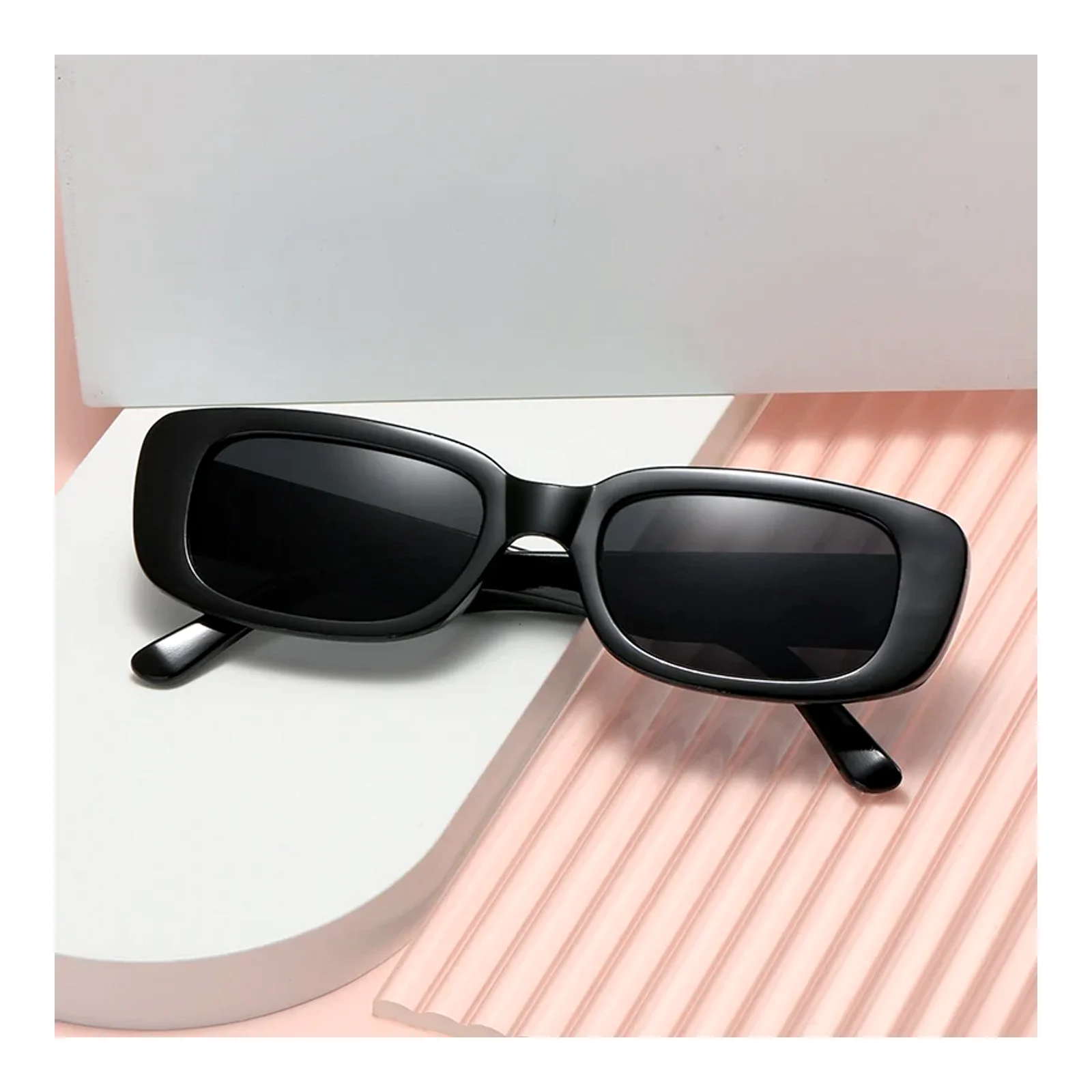 2024 Retro Small Square Frame Sunglasses for Men and Women Trendy European and American Fashion Street Style Sun Glasses UV Protection