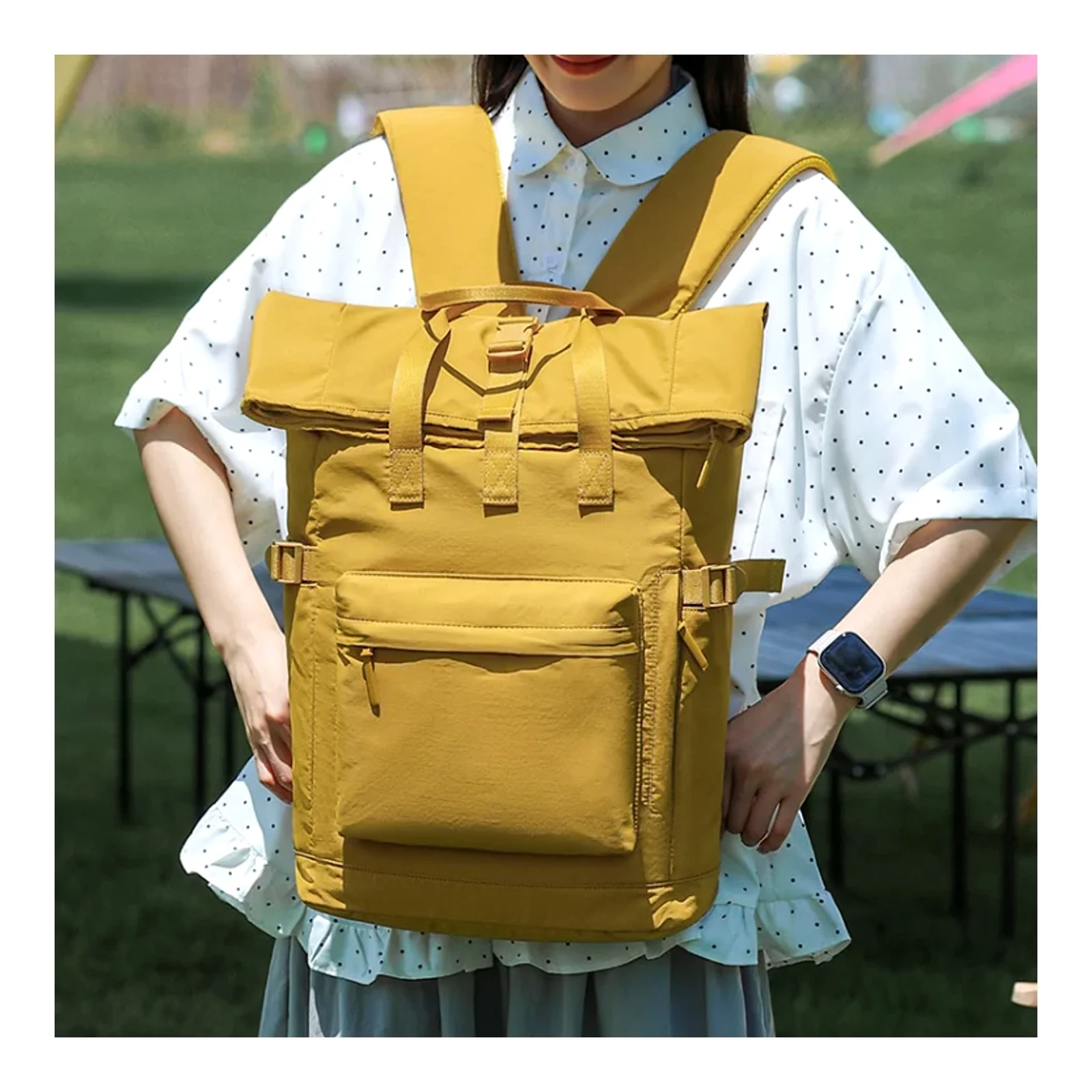 Fashionable Large-Capacity Minimalist Versatile Backpack Commuter Business Trip Computer Backpack