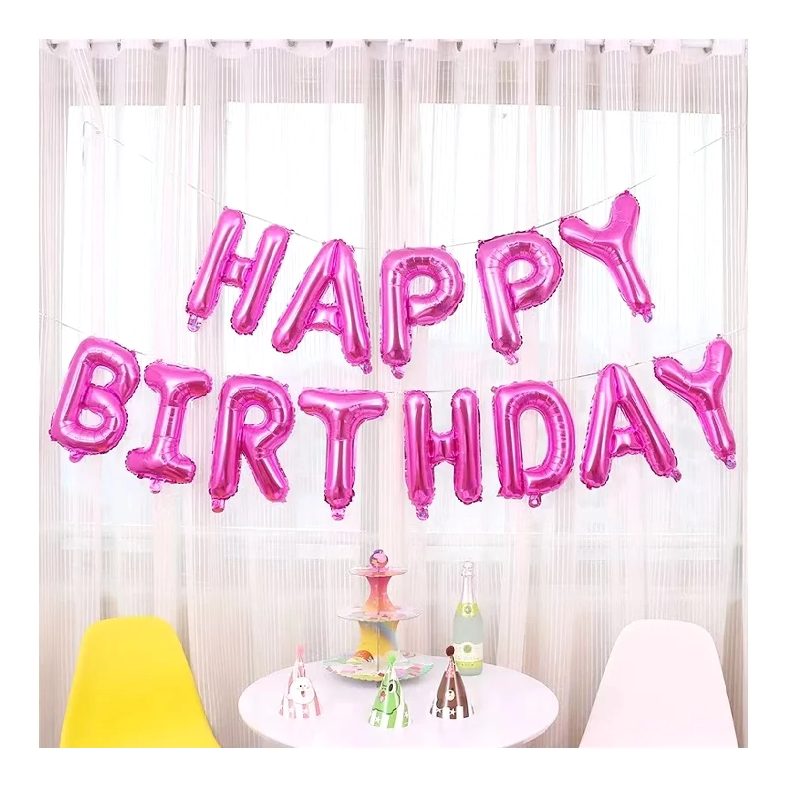 Imitation US 16-inch letter set Happy Birthday foil balloon kit party birthday decoration party decoration