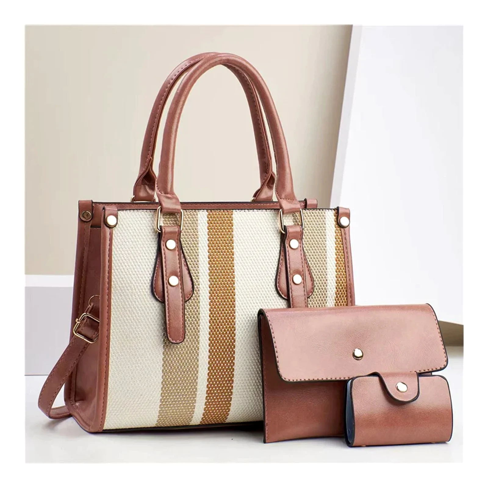 Three-piece set bag trendy women's handbag shoulder bag tote bag