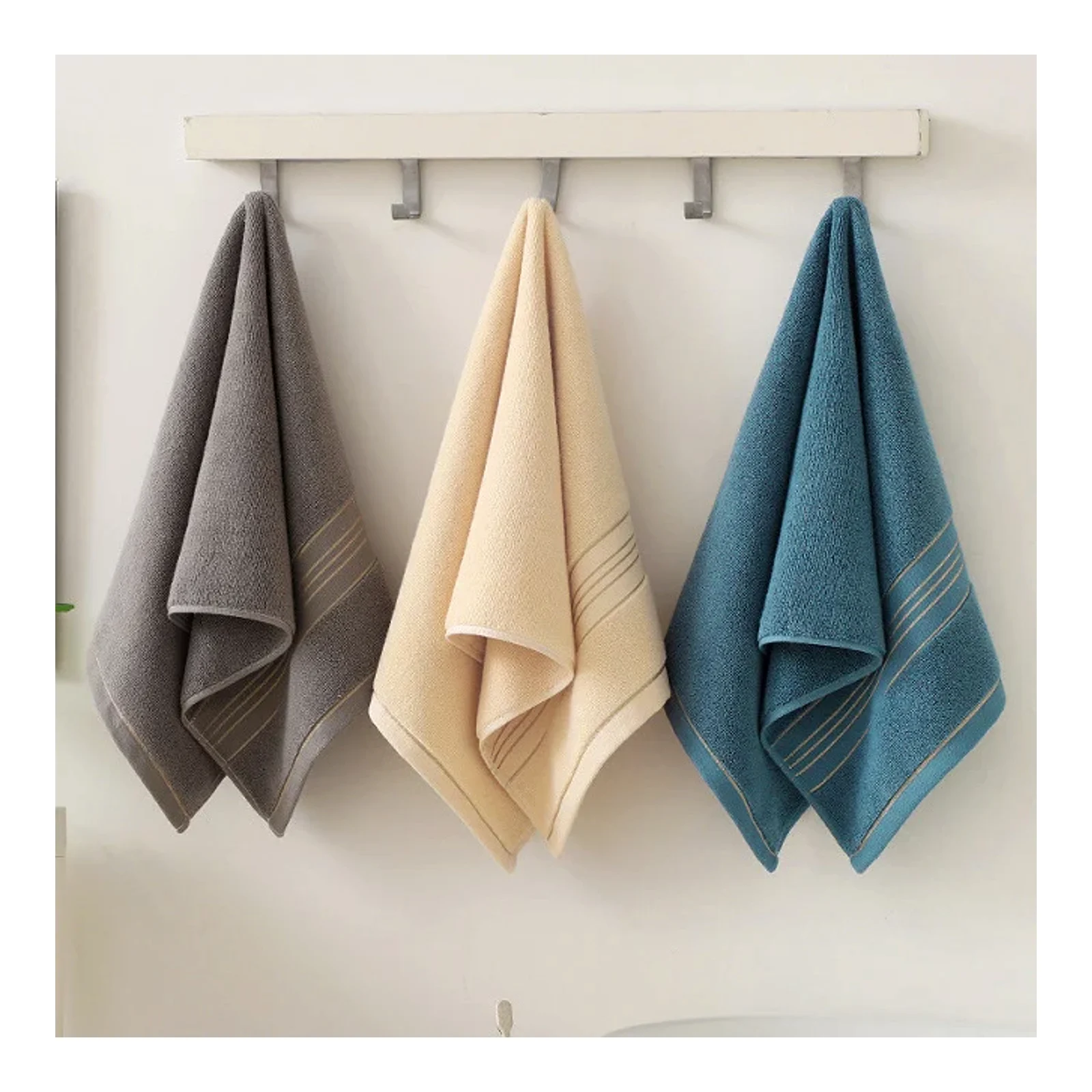 Thickened Pure Cotton Towel Gift Box Set, Absorbent Face Towel, Gift Towel, 100% Cotton Embroidered Souvenir Gift
