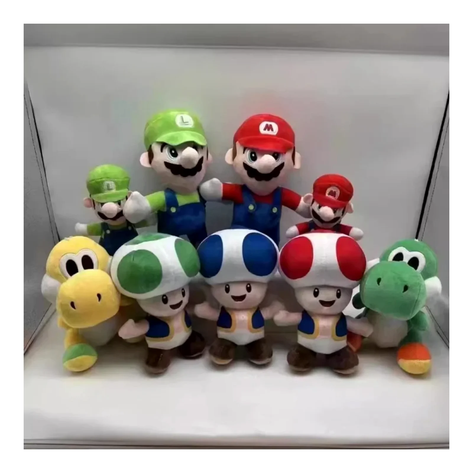 ของเล่นตุ๊กตาเกมซูเปอร์มาริโอ ตุ๊กตาเห็ด ลุยจิ มาริโอ คิโนปิโอ ตุ๊กตา