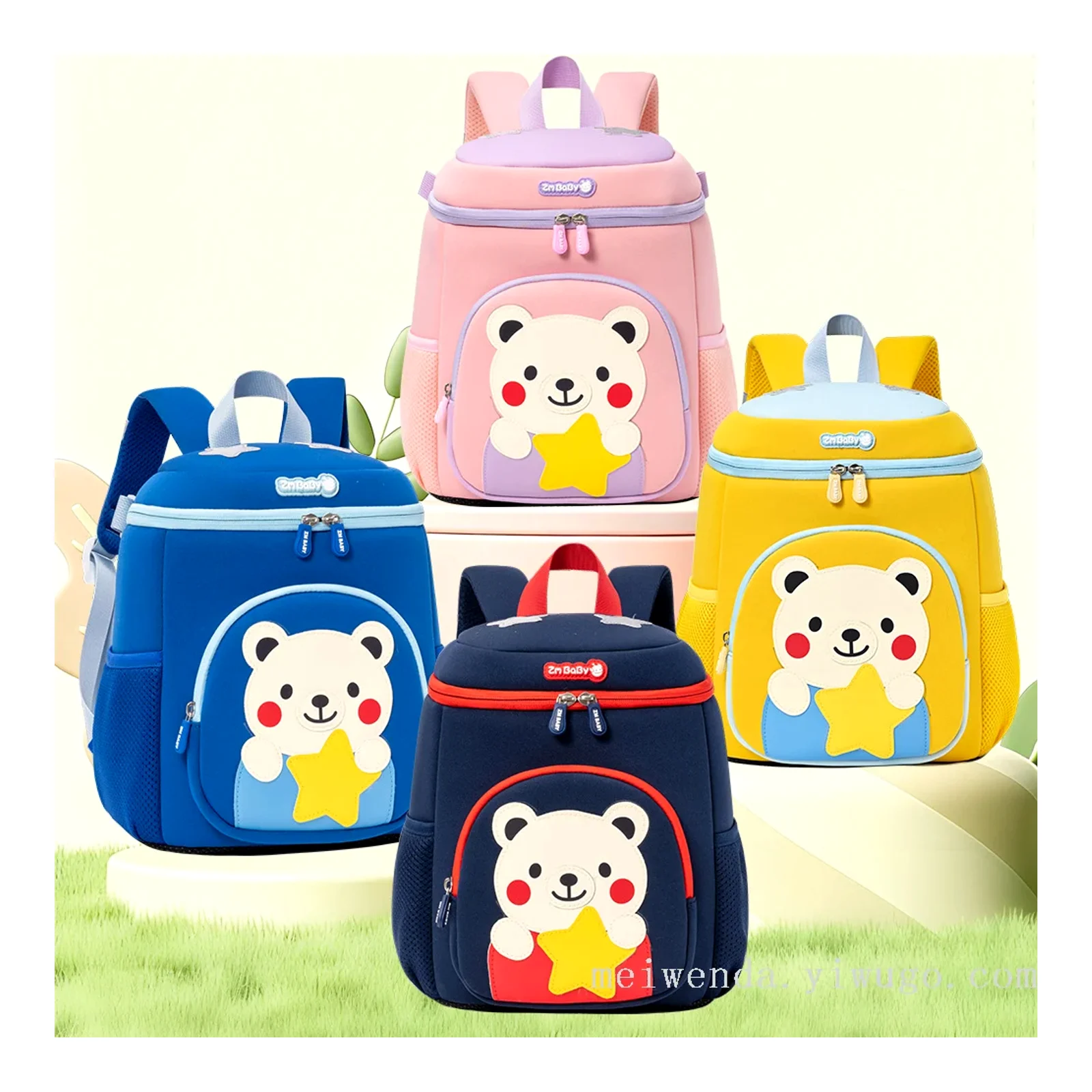 Cartoon Bucket Bag ក្មេងចេះដើរតេះតះ មានទំហំតូច ងាយស្រួលទុកដាក់ កាបូបស្ពាយ