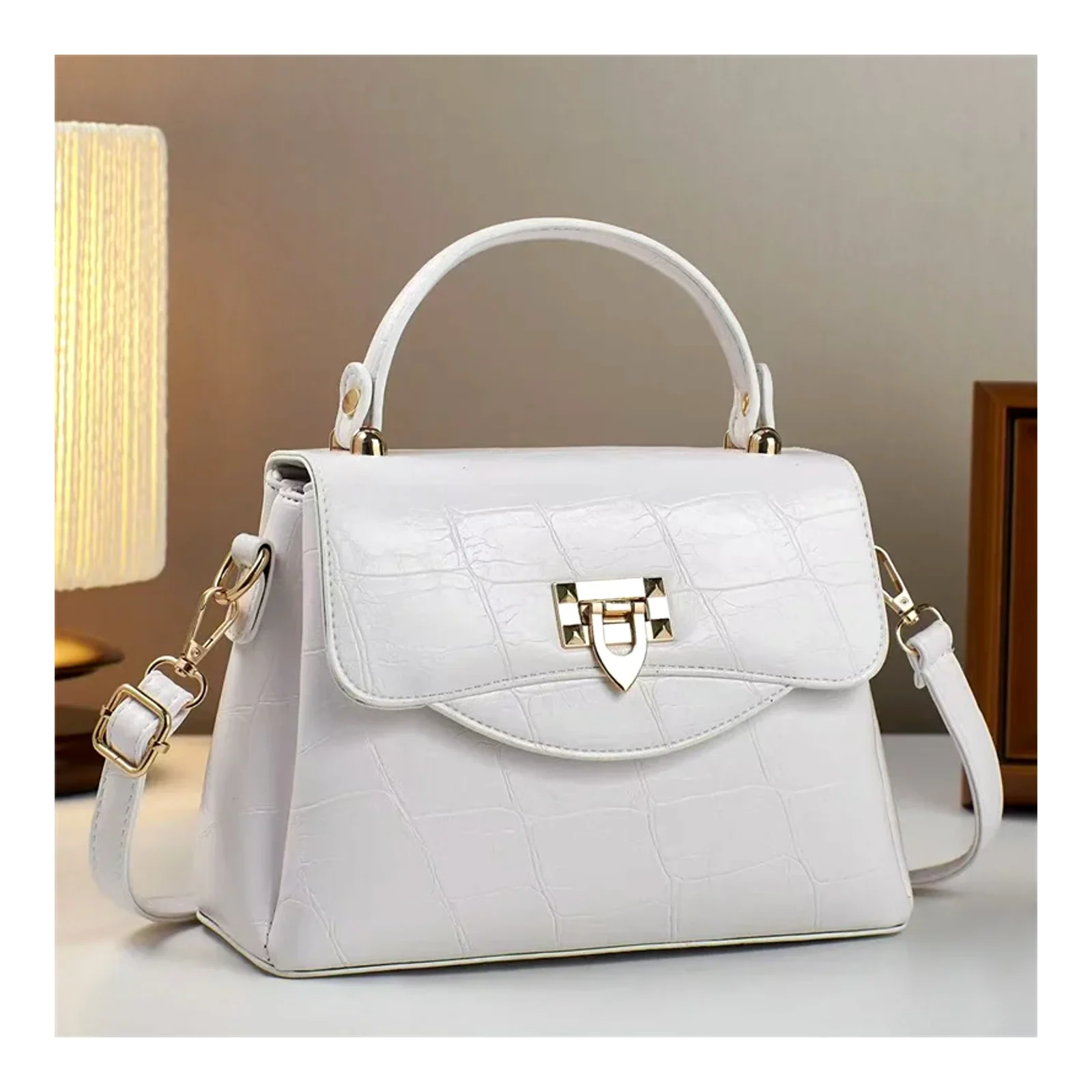 Trendy women's bag single-shoulder crossbody bag one-piece suitcase bag handbag 22749