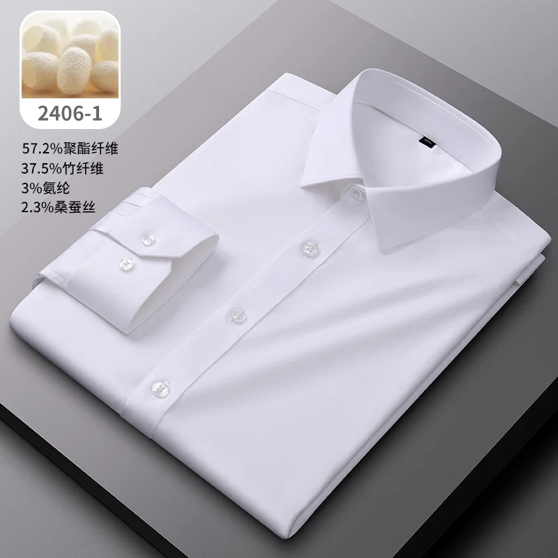 Minimalist Business Long-Sleeve Shirt