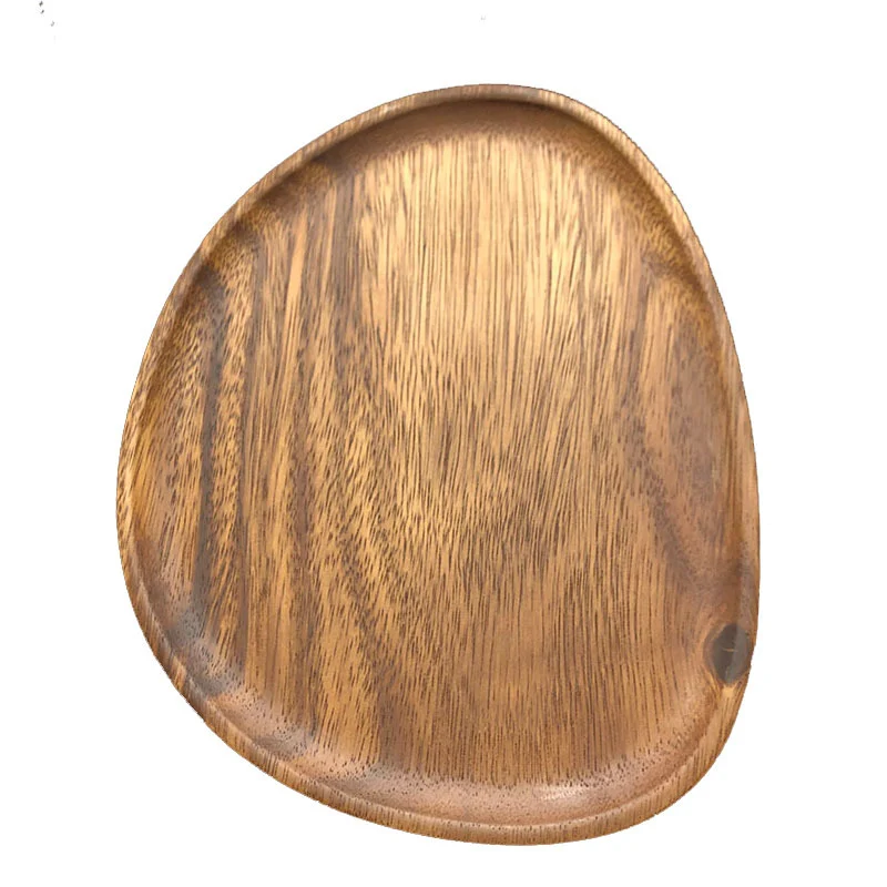 Wooden desktop tray