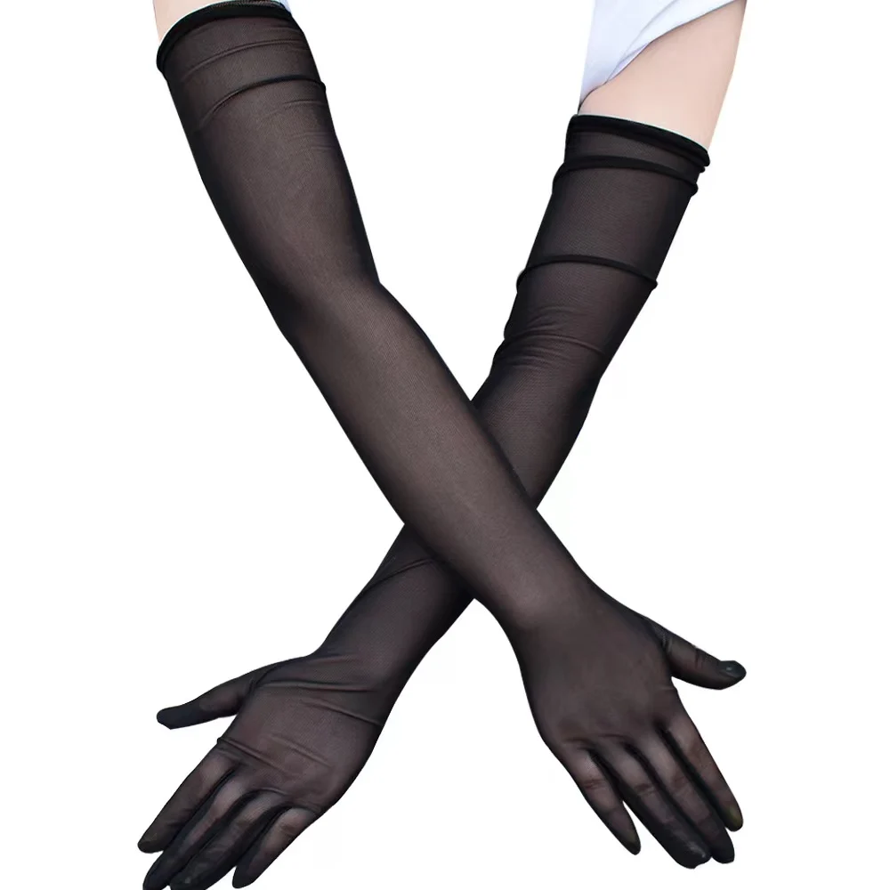 Lace long decorative gloves