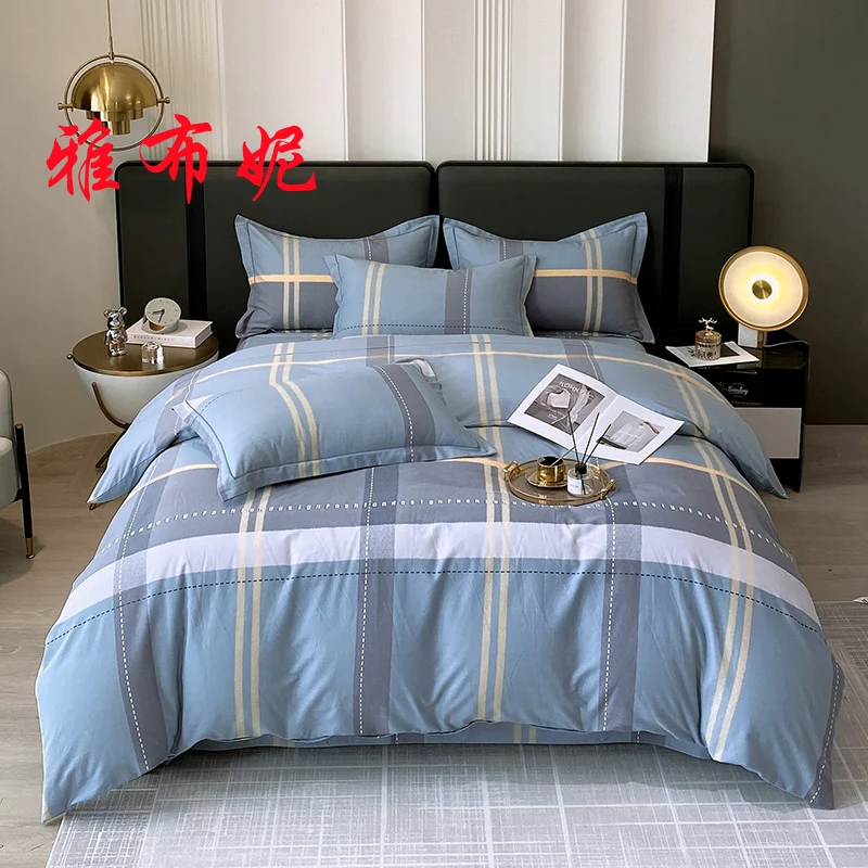 សំណុំសន្លឹកគ្រែ និងក្រវ៉ាត់ខ្នើយបែបសាមញ្ញ