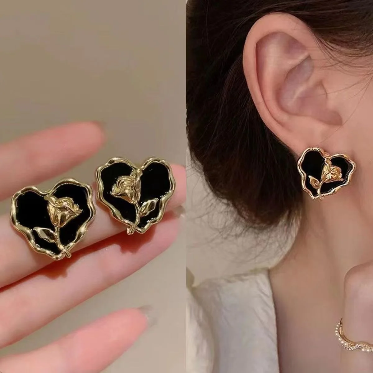 ក្រវិលត្រចៀកគុជខ្យង zircon សម្រាប់ស្ត្រី រចនាប័ទ្មខ្ពស់ ប្លែក មានស្ទីល ត្រជាក់ បែបព្រៃ ក្រវិលត្រចៀក គ្រឿងអលង្ការត្រចៀក