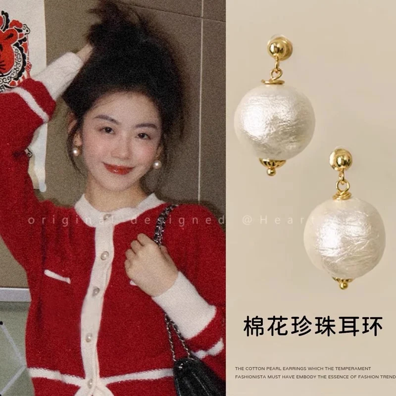 ต่างหูมุกเงินแท้ S925 สไตล์หรูหราเฉพาะกลุ่มสำหรับผู้หญิง ใส่ได้ทุกโอกาส ต่างหูระย้าทรงยาว เพิ่มเสน่ห์ระดับพรีเมียม