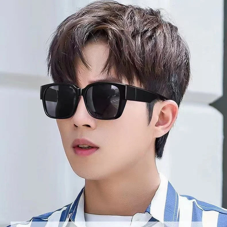 แว่นตาคลุมสายตาสั้นสำหรับผู้ชายสำหรับขับรถ แว่นกันแดดแบบคลุมเลนส์พร้อมเลนส์โพลาไรซ์กันรังสีอัลตราไวโอเลต ดีไซน์พรีเมียม สำหรับผู้หญิง