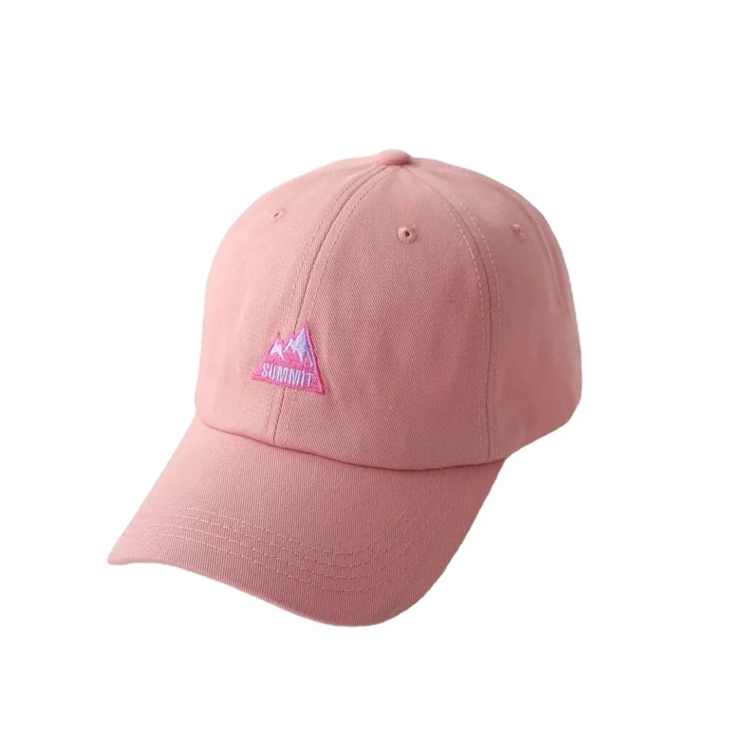 Harajuku mountain peak baseball cap for women, Korean style, outdoor embroidered, ins baseball cap, small mountain sun-blocking hat, casual trendy hat