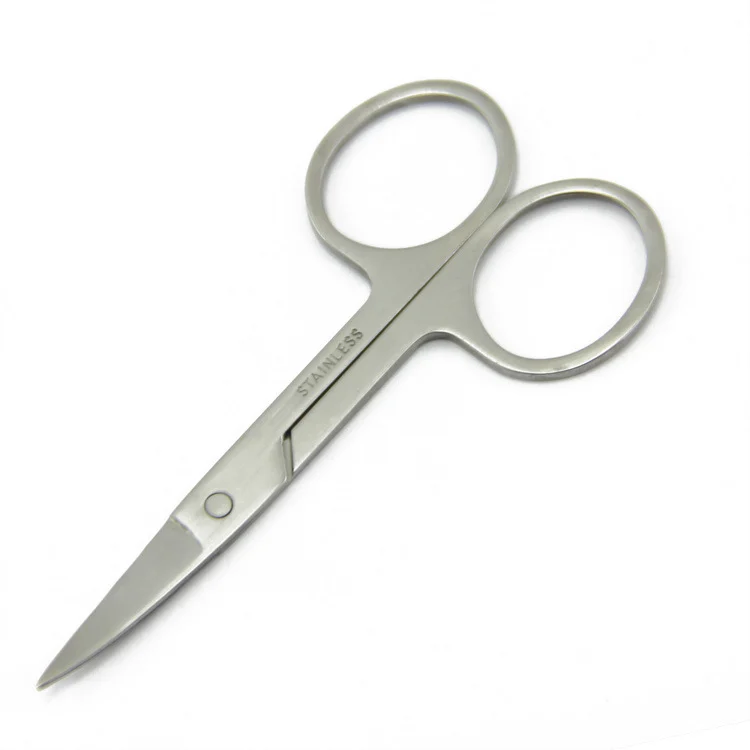 Stainless Steel Scissors Makeup Tool Pointed Scissors Shandong Eyebrow Scissors Pointed Tip Suitable