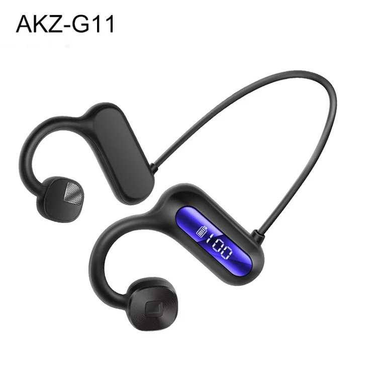 AKZ-G3 កាសត្រចៀកឆ្អឹងជំនាន់ទី២ កាសត្រចៀកខ្យល់ កាសត្រចៀកប៊្លូធូសឥតខ្សែ សម្រាប់កីឡា និងការរត់ ពាណិជ្ជកម្មអេឡិចត្រូនិក