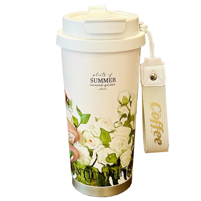 ฝาแก้วกาแฟกันรั่วซีลพกพาสะดวกจำเป็นสำหรับออฟฟิศและที่บ้านสแตนเลสคุณภาพสูงทำความสะอาดง่าย