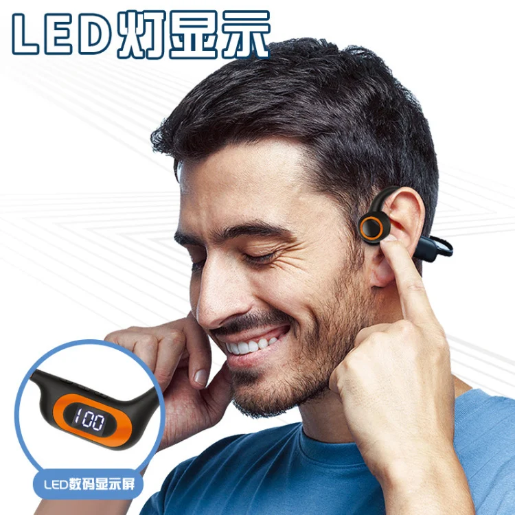 AKZ-G3 កាសត្រចៀកឆ្អឹងជំនាន់ទី២ កាសត្រចៀកខ្យល់ កាសត្រចៀកប៊្លូធូសឥតខ្សែ សម្រាប់កីឡា និងការរត់ ពាណិជ្ជកម្មអេឡិចត្រូនិក