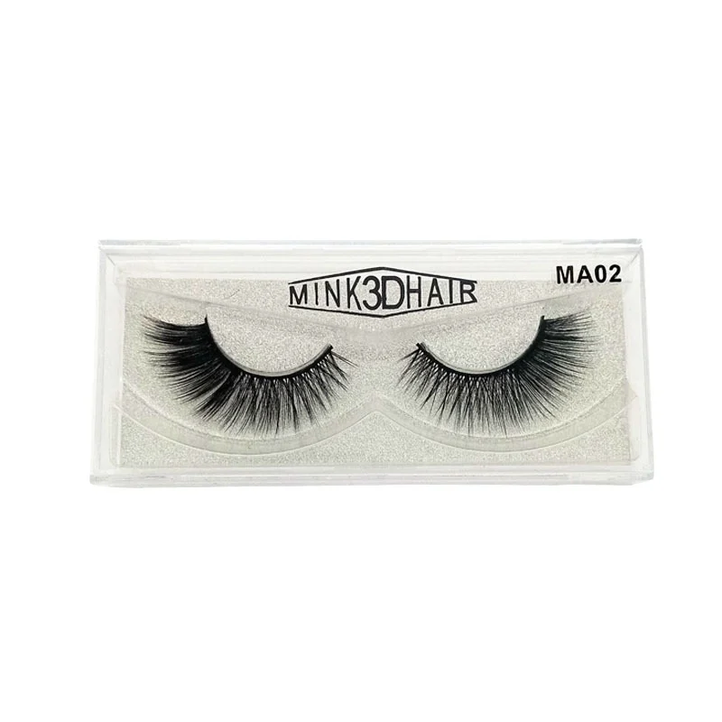 Silk protein pair-pack false eyelashes, soft and comfortable realistic eyelashes, handmade eyelashes