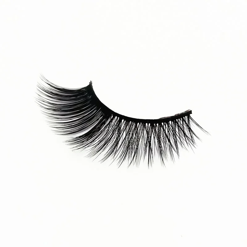 Silk protein pair-pack false eyelashes, soft and comfortable realistic eyelashes, handmade eyelashes