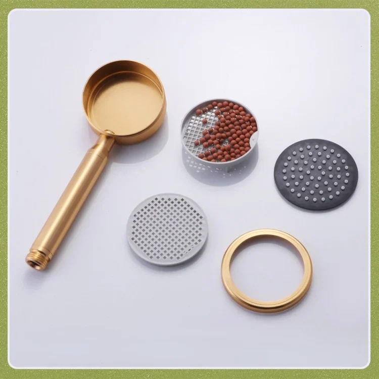 Dechlorination Water purification បន្ទប់ទឹក ស្ព្រាយបាញ់ដោយដៃ កន្លែងបាញ់ទឹក អាលុយមីញ៉ូម ក្បាលផ្កាឈូក ដែលអាចដកចេញបាន និងអាចលាងសម្អាតបាន