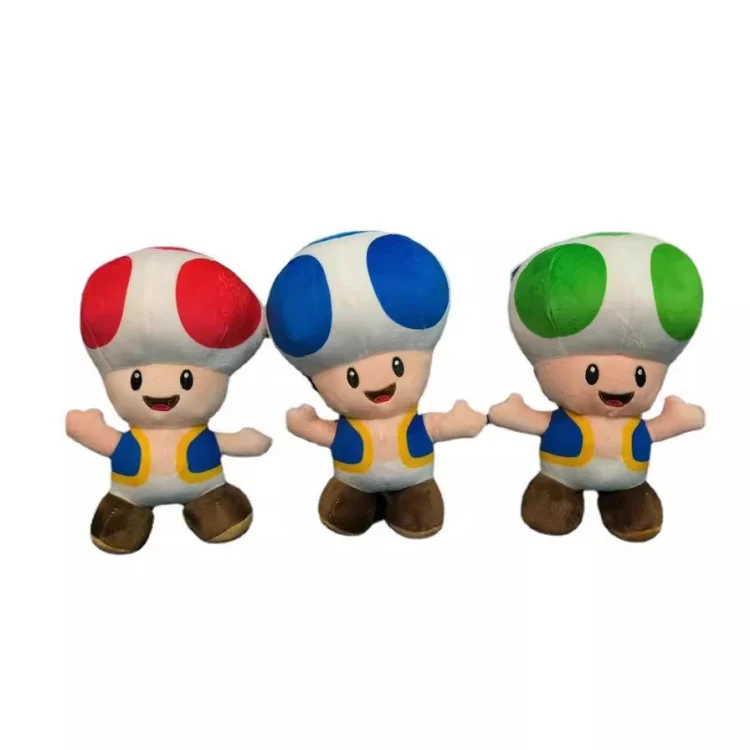 ของเล่นตุ๊กตาเกมซูเปอร์มาริโอ ตุ๊กตาเห็ด ลุยจิ มาริโอ คิโนปิโอ ตุ๊กตา