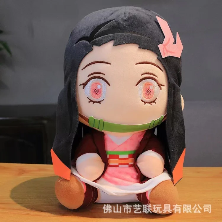 Menyediakan CE, CPC 7 model anak patung duduk Demon Slayer Tanjiro Nezuko