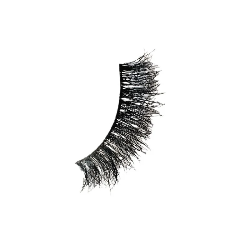 Mink hair 3D false eyelashes, dense, one-pair pack, handmade, layered, three-dimensional, natural