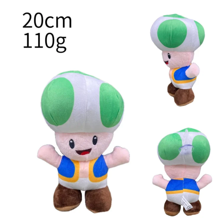 ของเล่นตุ๊กตาเกมซูเปอร์มาริโอ ตุ๊กตาเห็ด ลุยจิ มาริโอ คิโนปิโอ ตุ๊กตา