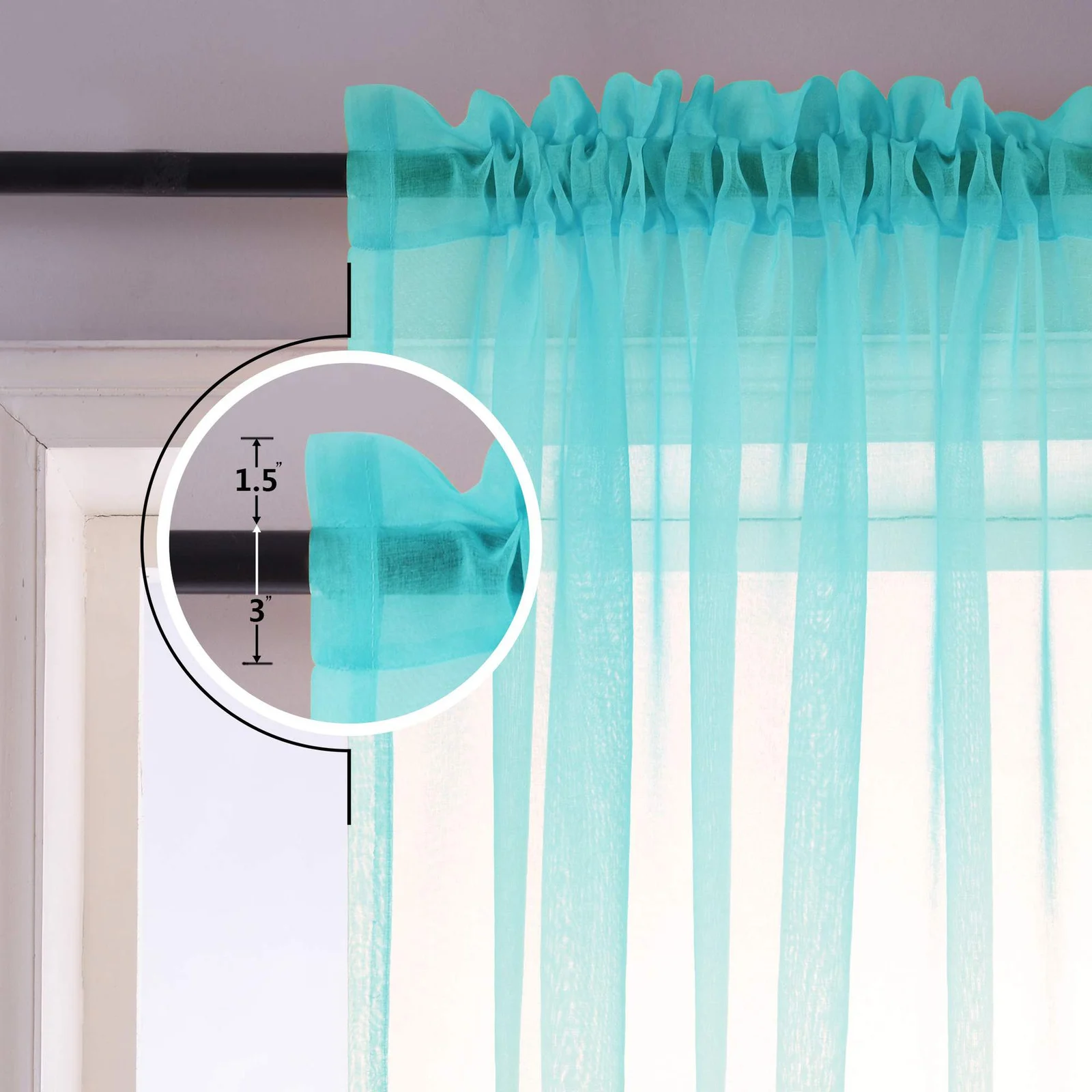 ผ้าม่านสำเร็จรูป ผ้าม่านลอนไล่สี ผ้าม่านสั้นแบบร้อยราว ผ้าม่าน curtains