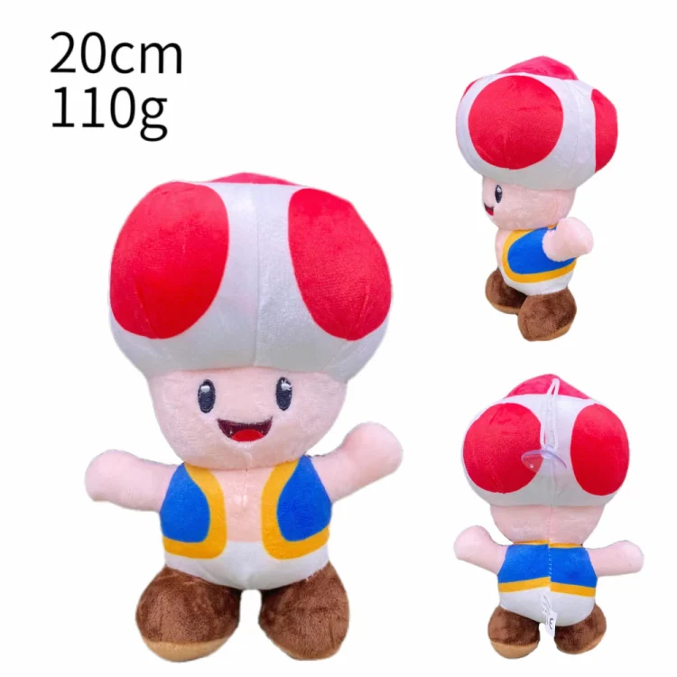 ของเล่นตุ๊กตาเกมซูเปอร์มาริโอ ตุ๊กตาเห็ด ลุยจิ มาริโอ คิโนปิโอ ตุ๊กตา