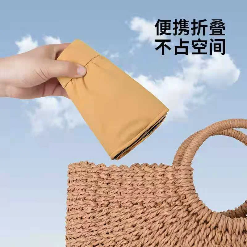 หมวกบัคเก็ตขายดี หมวกกันแดดปีกกว้างผ้าซาตินสีดำ ป้องกันรังสีอัลตราไวโอเลต หมวกกันแดดสำหรับผู้หญิง