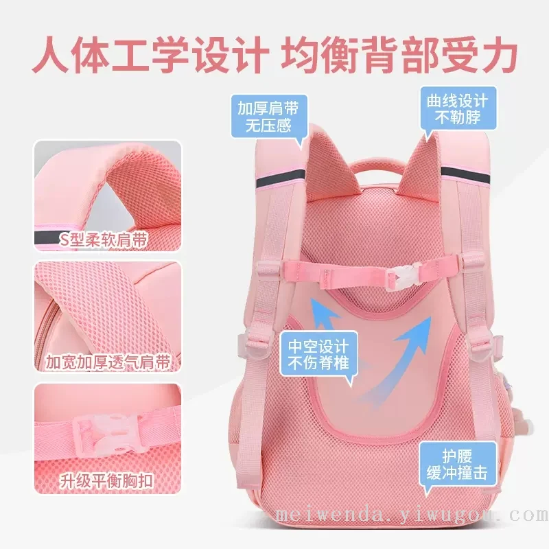 Ba lô đa năng cho học sinh lớp 1-6, ba lô hai vai giảm tải