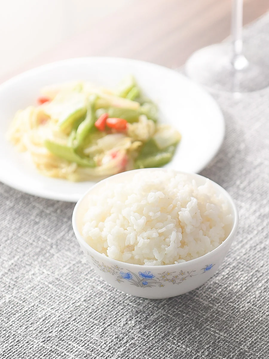 White Jade glass porcelain rice bowl meal treasure white jade porcelain bowl eating ចានស៊ុប ចានតូច មីក្រូវ៉េវ រៀបចំចានកែវនៅផ្ទះ