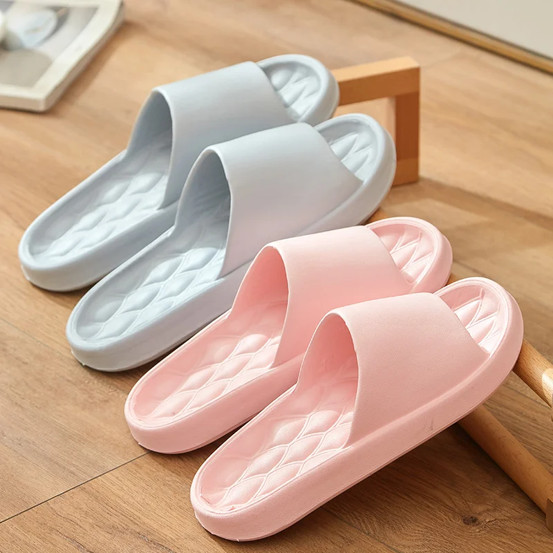 Selipar lelaki musim panas untuk luar dan dalam rumah, rumah tangga, pasangan, EVA, bilik mandi, anti-slip, selipar wanita, selipar lelaki