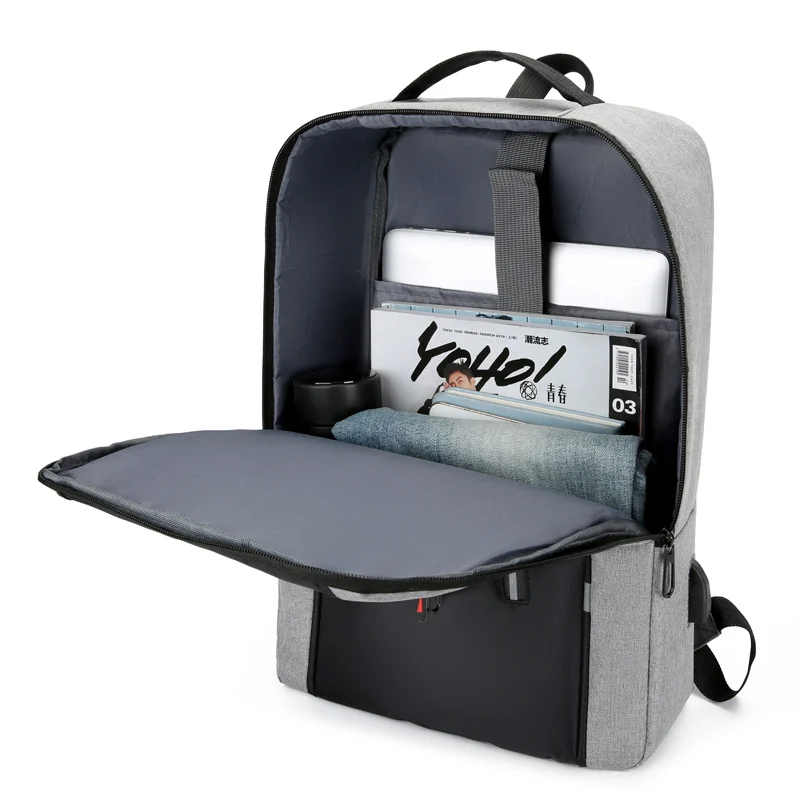 Laptop bag women's backpack men's large capacity water-repellent Oxford cloth business backpack