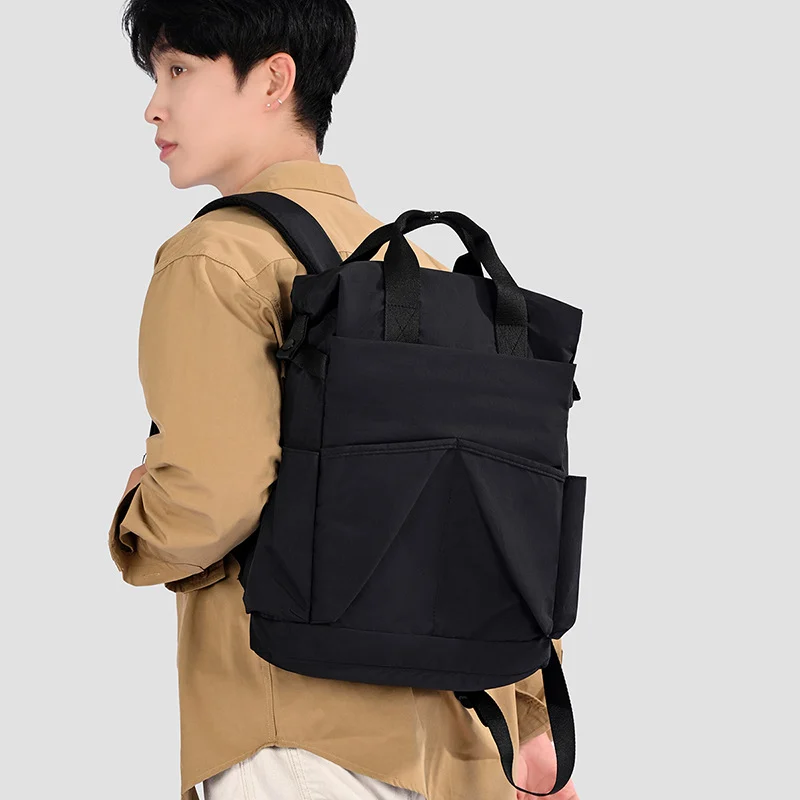 Versatile Casual Backpack Water-Repellent Outdoor Sports Backpack Large Capacity Student Schoolbag