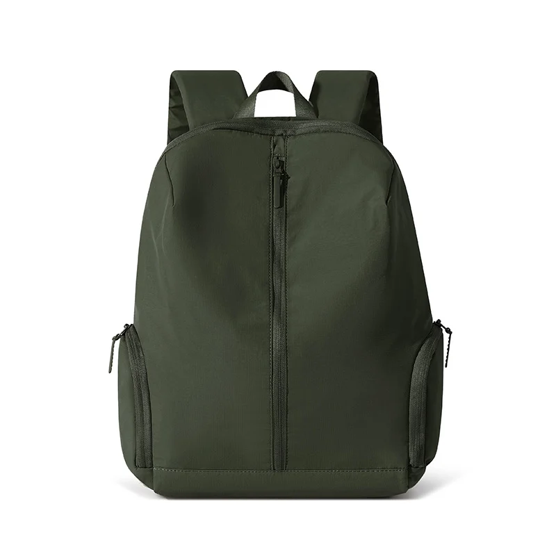 Fashion casual backpack large capacity school bag travel solid color backpack