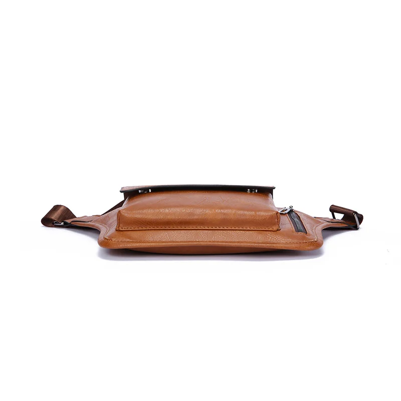 2025 Retro Men's Chest Bag Crossbody Bag Men's Large Capacity Waterproof Premium Feel Sports Sling Bag