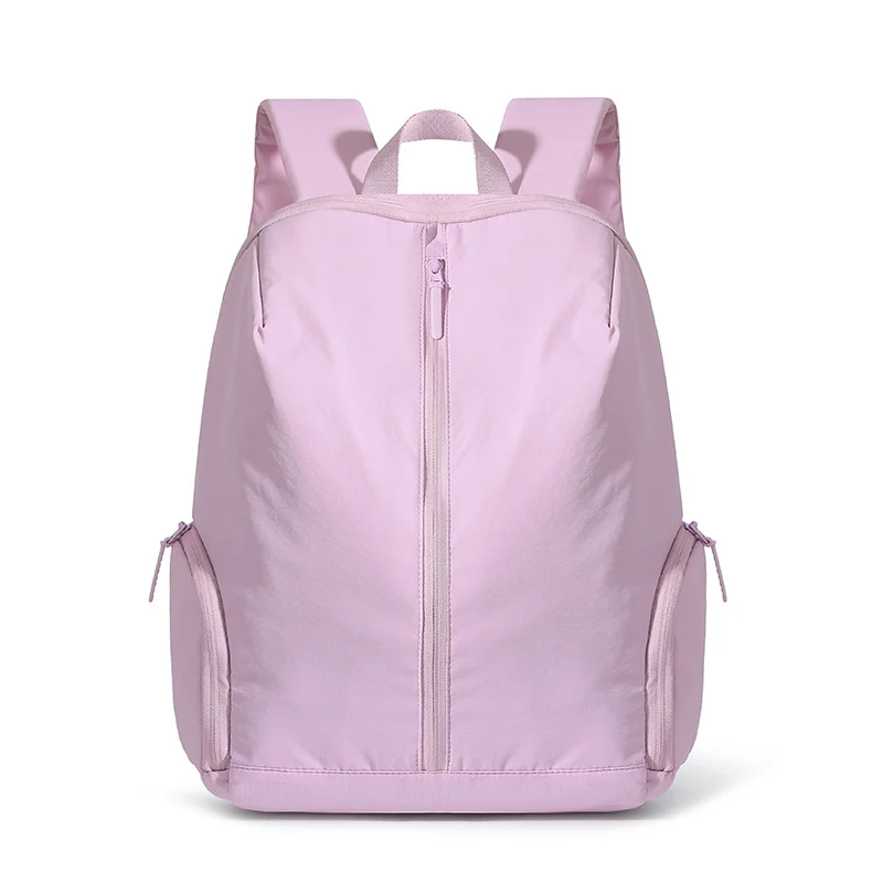 Fashion casual backpack large capacity school bag travel solid color backpack
