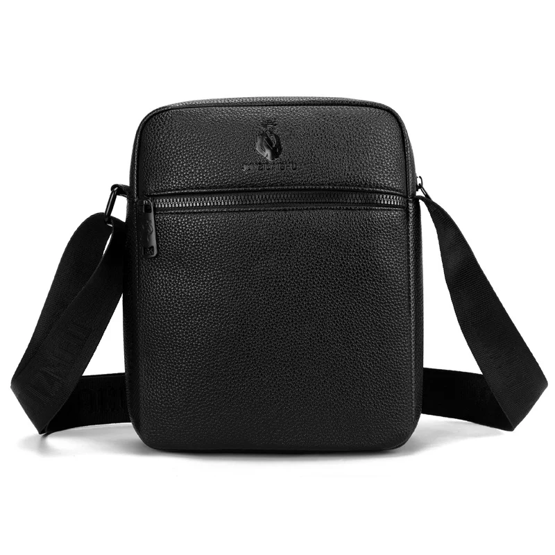 Flight Men's Single-Shoulder Crossbody Bag Leather Men's Business Casual Phone Bag Minimalist Fashion Small