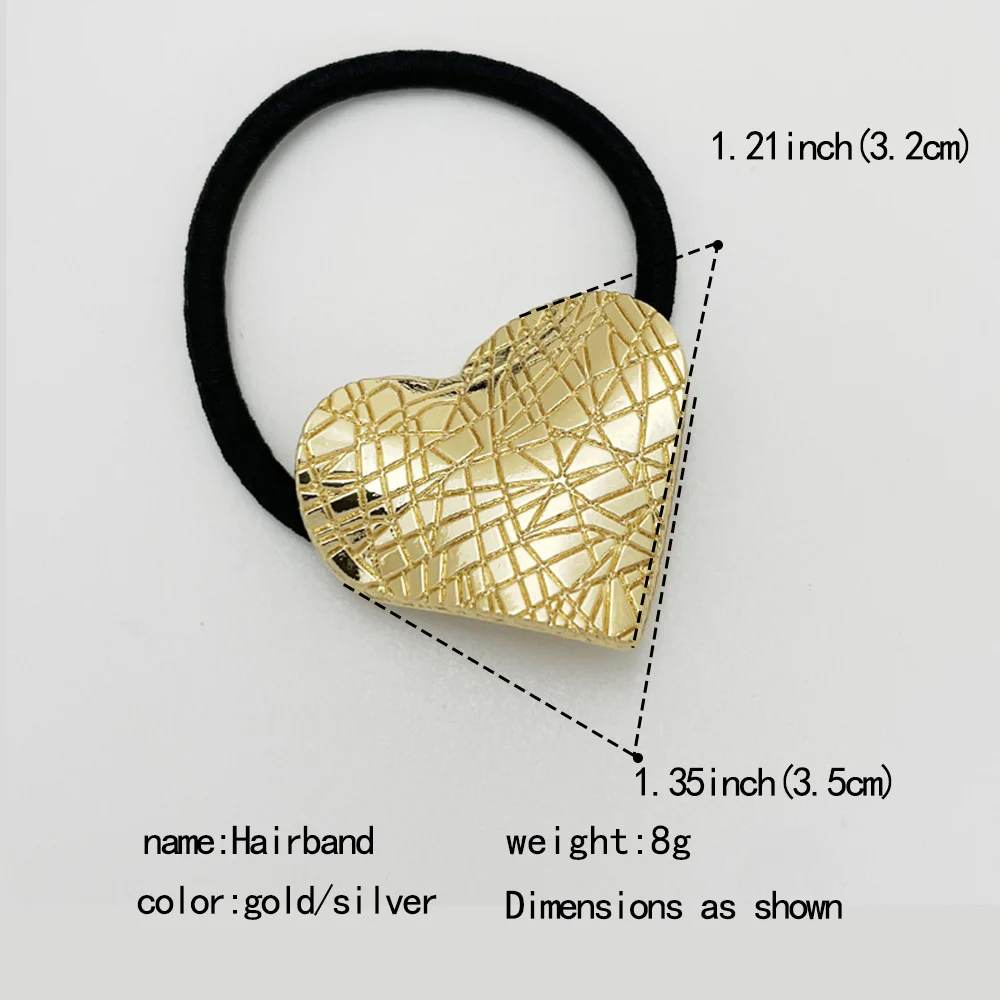 Europe and America hair ties, heart hair rings, hair elastics, ponytail hair rings, headwear, hair accessories