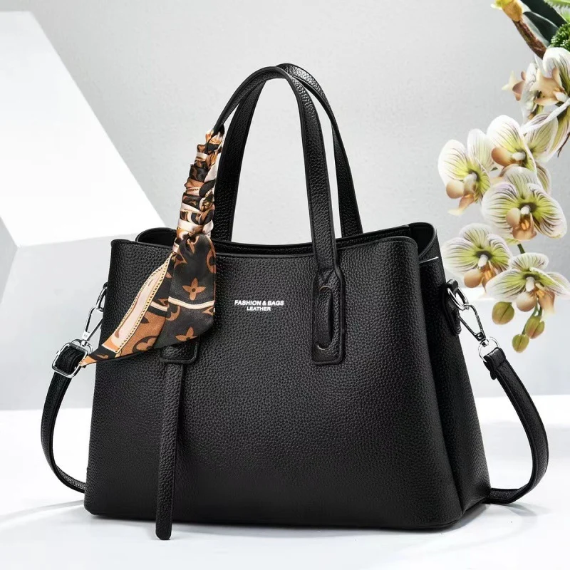 Beg tangan tote fesyen trendi beg wanita beg tangan reben beg bahu satu unit 26433