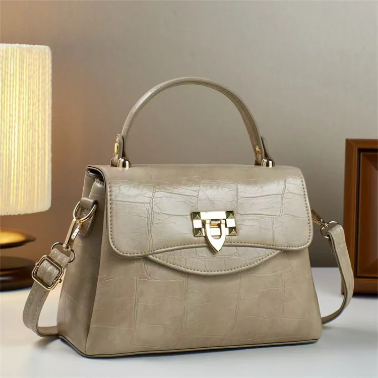 Trendy women's bag single-shoulder crossbody bag one-piece suitcase bag handbag 22749