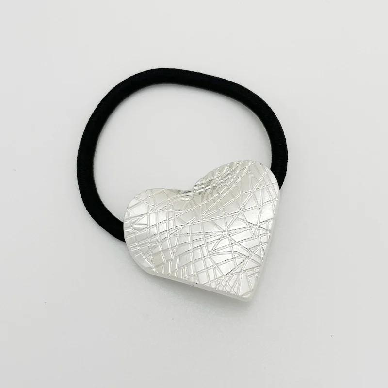 Europe and America hair ties, heart hair rings, hair elastics, ponytail hair rings, headwear, hair accessories