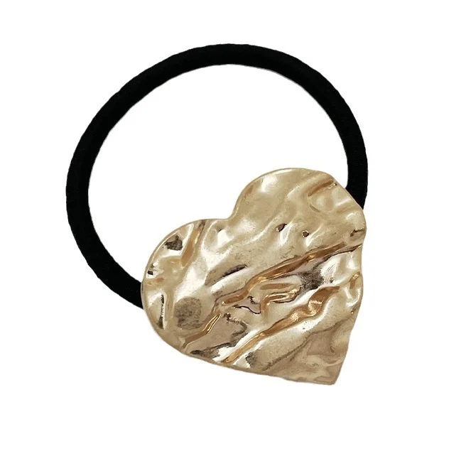 Europe and America hair ties, heart hair rings, hair elastics, ponytail hair rings, headwear, hair accessories