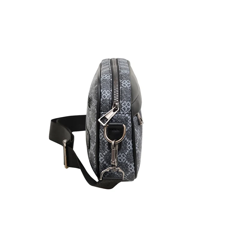Quality Men's Bag Free Shipping Messenger Small Crossbody Bag Waist Bag Men's One-Shoulder Plaid Clutch Handbag Hand-Carry Bag