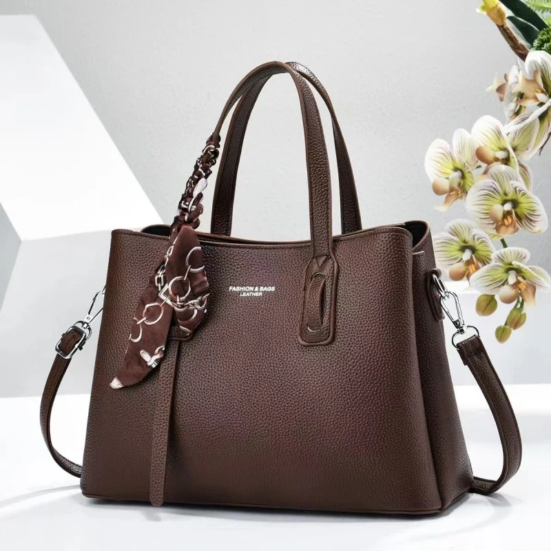 Beg tangan tote fesyen trendi beg wanita beg tangan reben beg bahu satu unit 26433