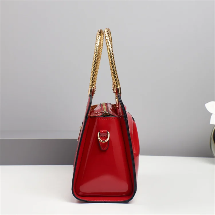 Trendy women's handbag tote bag fashion rhinestone bow one-shoulder bag one piece